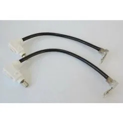 Lot De 2 Modules Départ S20 MONO-TRI Avec Embout à Perforation D'isolant (noirs) MICHAUD P609