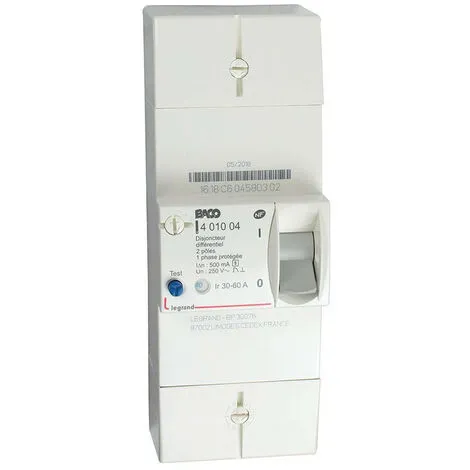 MICHAUD Disjoncteur BIPO 60A Sélectif (N464) 1 MICHAUD Disjoncteur BIPO 60A Sélectif (N464)